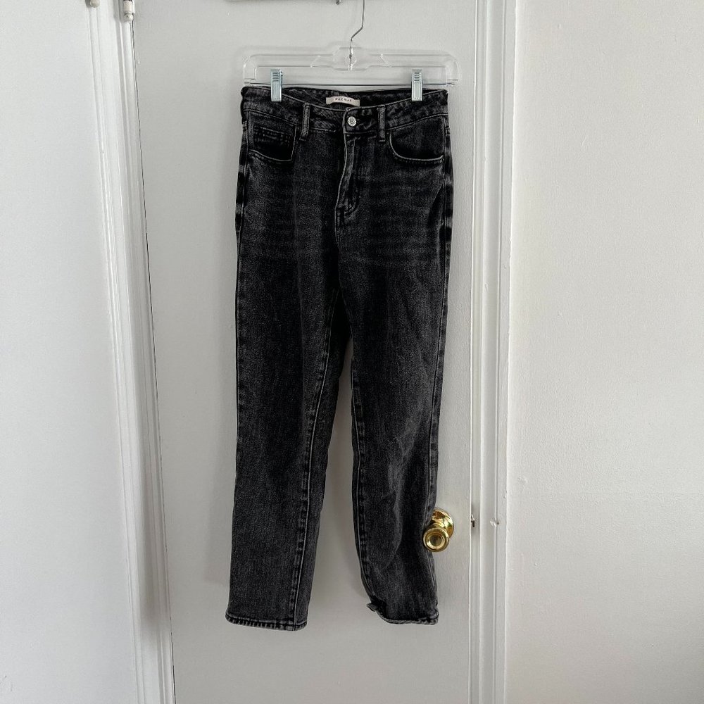 Pacsun black mom jeans sz 24